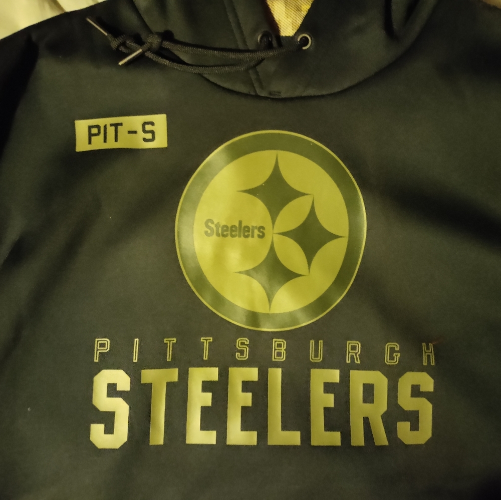 2020 Nike Steelers Salute to Service NFL DRI-FIT black sweatshirt hoodie XXL